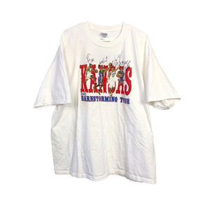 2005 Kansas Barnstorming Tour Signed Tee T-Shirt XXL 2X